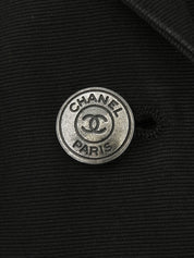 1997年製　ロゴCCマークボタンノースリーブジャケット　ブラック