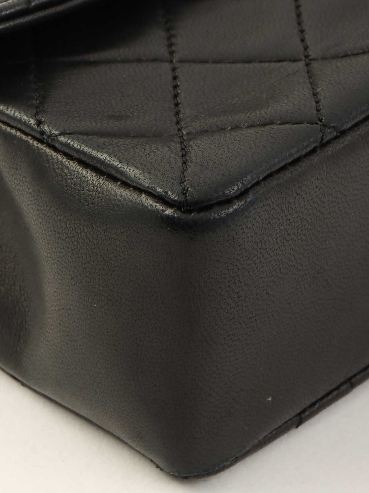 1990年頃製 CCターンロックチェーンショルダーバッグミニ ブラック