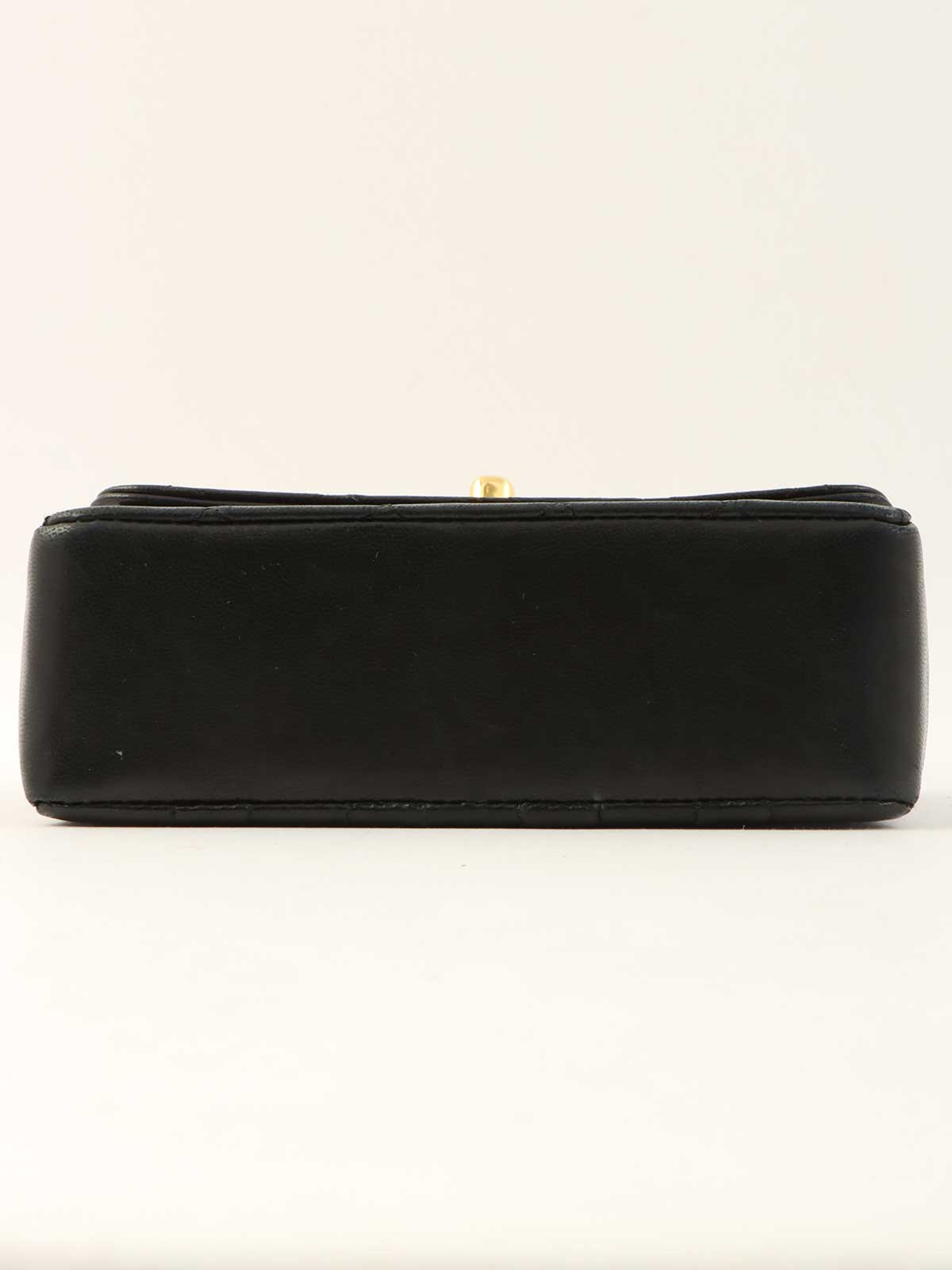 1990年頃製 CCターンロックチェーンショルダーバッグミニ ブラック