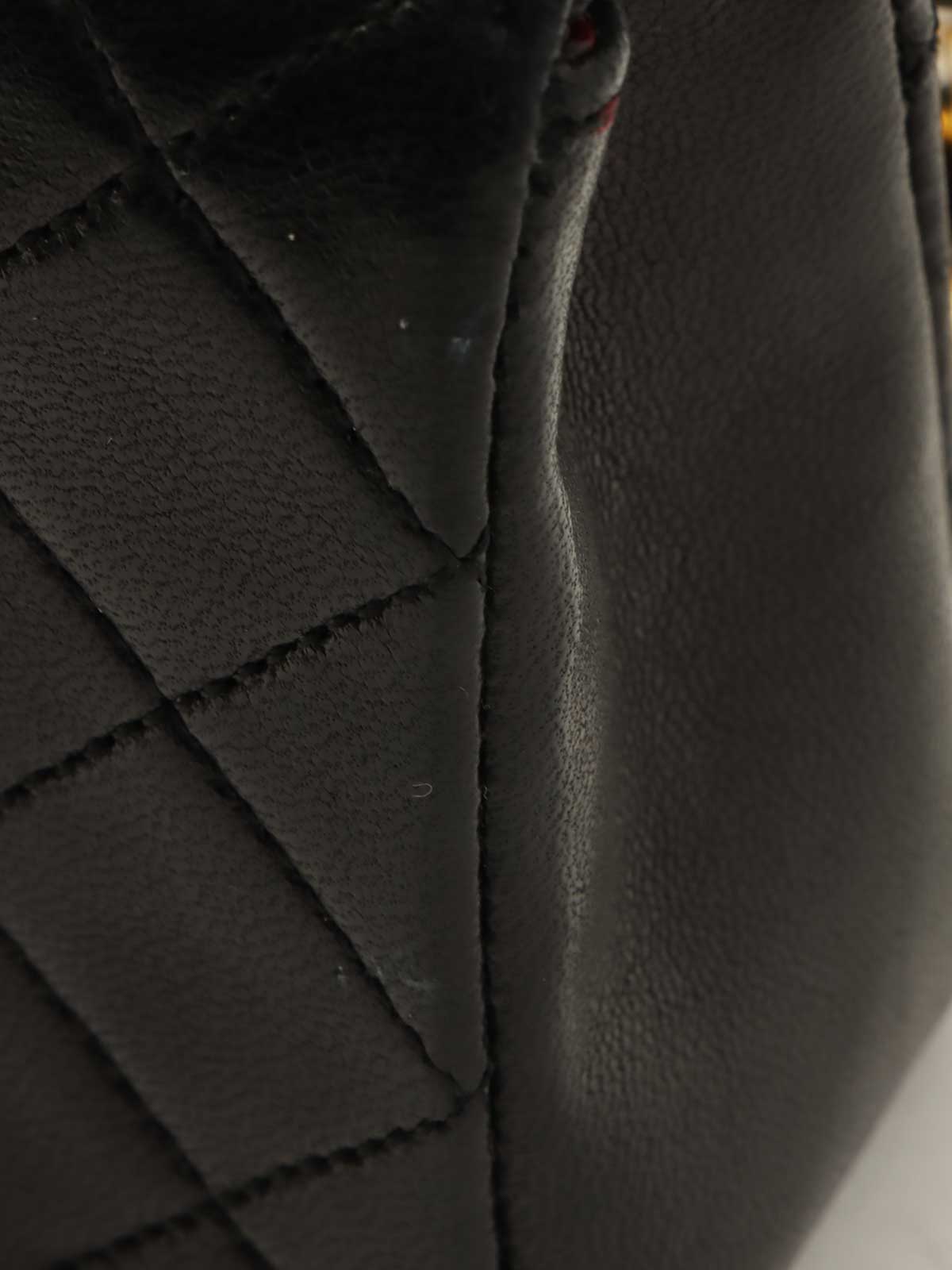 1990年頃製 CCターンロックチェーンショルダーバッグミニ ブラック