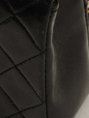 1990年頃製 CCターンロックチェーンショルダーバッグミニ ブラック