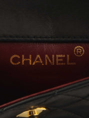 1990年頃製 CCターンロックチェーンショルダーバッグミニ ブラック