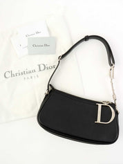 ロゴプレートワンショルダーバッグ ブラック