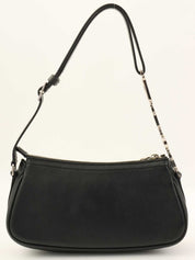 ロゴプレートワンショルダーバッグ ブラック