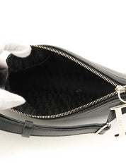 ロゴプレートワンショルダーバッグ ブラック