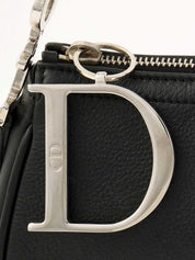 ロゴプレートワンショルダーバッグ ブラック