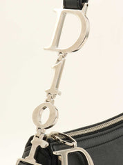 ロゴプレートワンショルダーバッグ ブラック