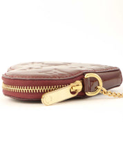 2010 Monogram Vernis Porte Monnaie Coeur Rouge Fauvist