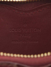 2010 Monogram Vernis Porte Monnaie Coeur Rouge Fauvist