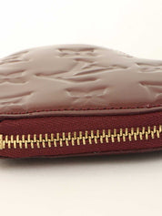 2010 Monogram Vernis Porte Monnaie Coeur Rouge Fauvist