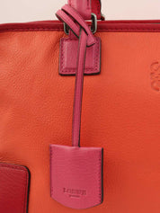 Anagram Amazona Boston Bag in Orange/Pink/Red