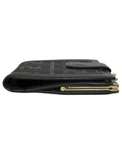FF Zucca Pattern Clasp Wallet Brown