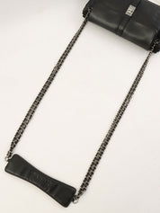 2000年頃製 2.55ターンロックチェーンショルダーバッグ ブラック