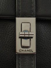 2000年頃製 2.55ターンロックチェーンショルダーバッグ ブラック