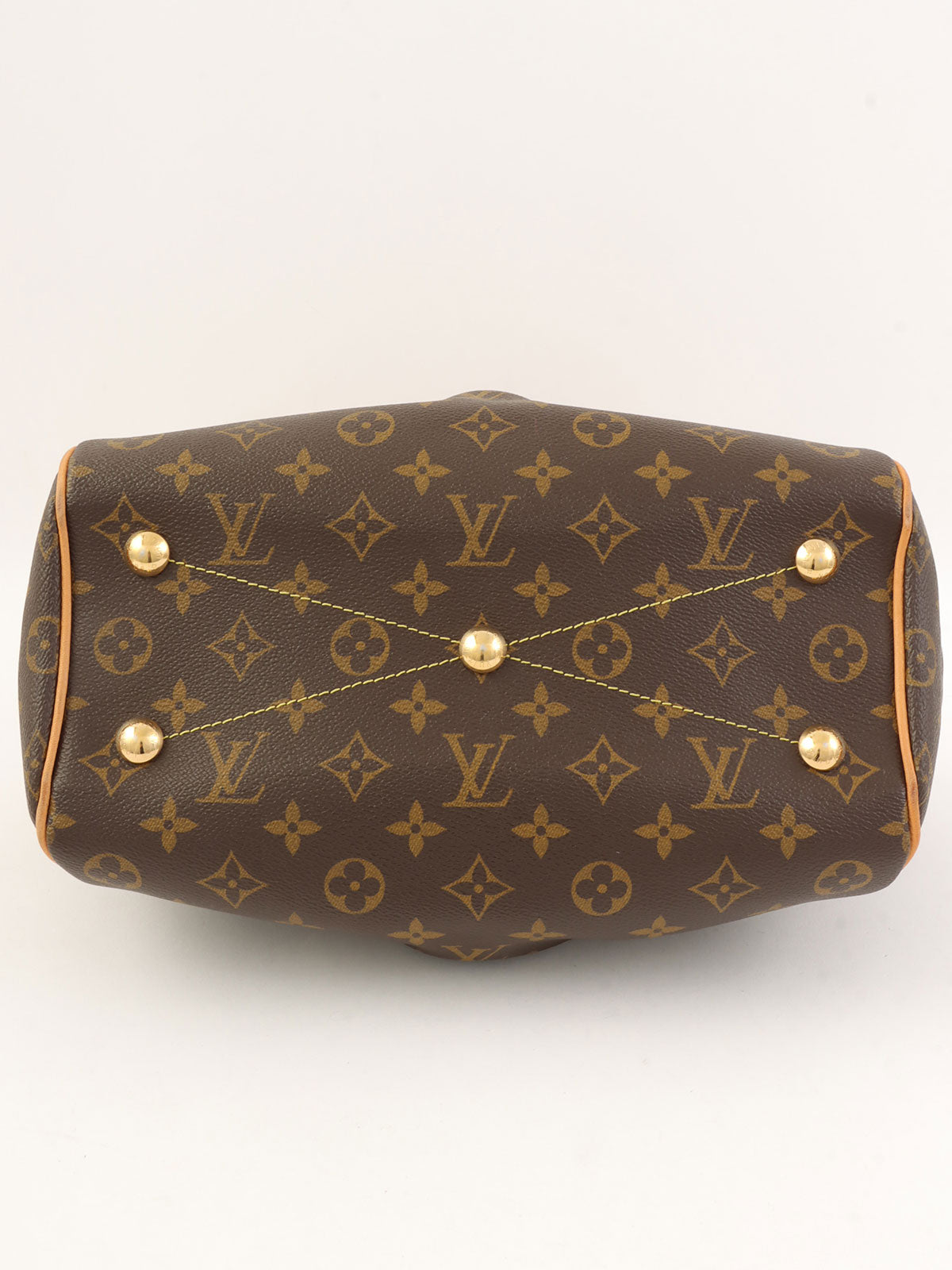 2011年製 モノグラムキャンバスティボリPMハンドバッグ ブラウン