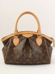 2011年製 モノグラムキャンバスティボリPMハンドバッグ ブラウン