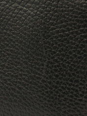 Circle Logo Plate Shoulder Bag Black