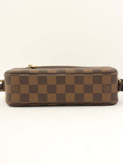 Canvas Damier Pochette Cite Brown