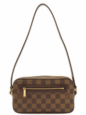 Canvas Damier Pochette Cite Brown