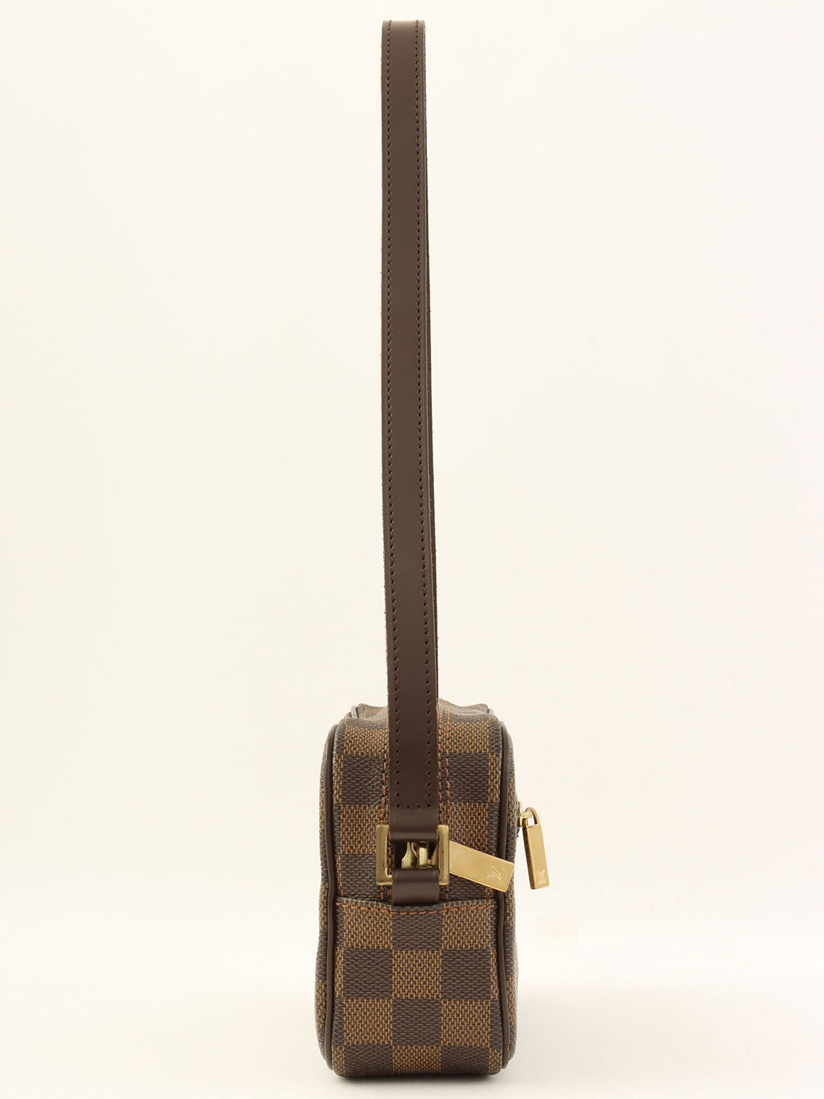 Canvas Damier Pochette Cite Brown