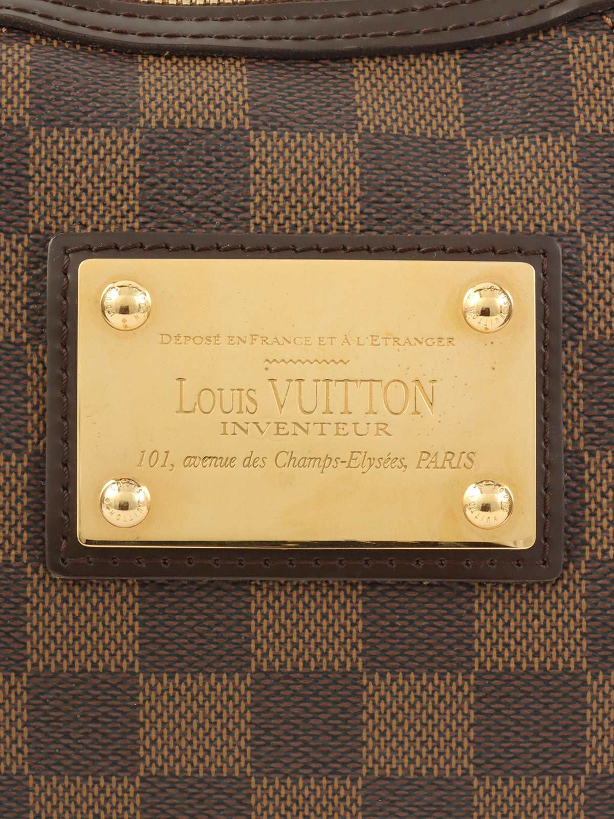 2009 Damier Thames PM Ebene Canvas