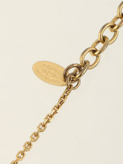 2003 Multi-Motif CC Mark Necklace Gold/Black