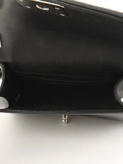 2017 Sequin Boy Chanel Chain Shoulder Bag in Black/White