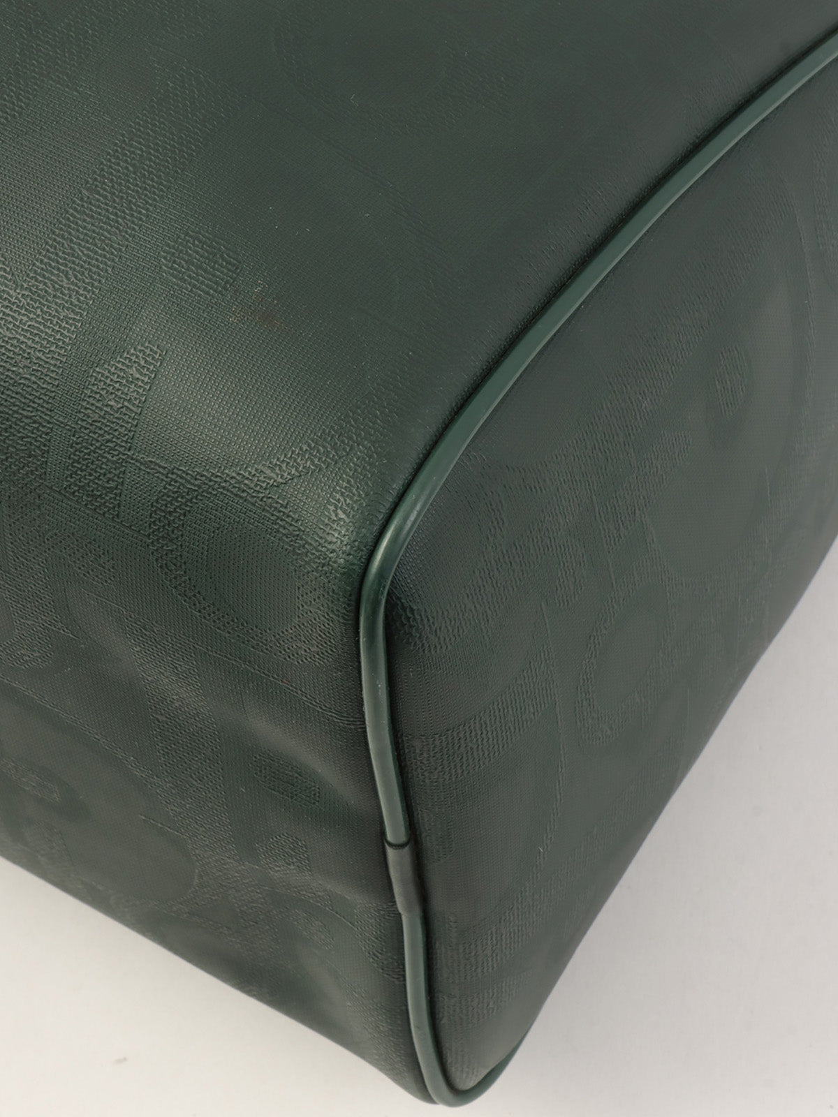 Trotter 图案标志牌波士顿包，绿色