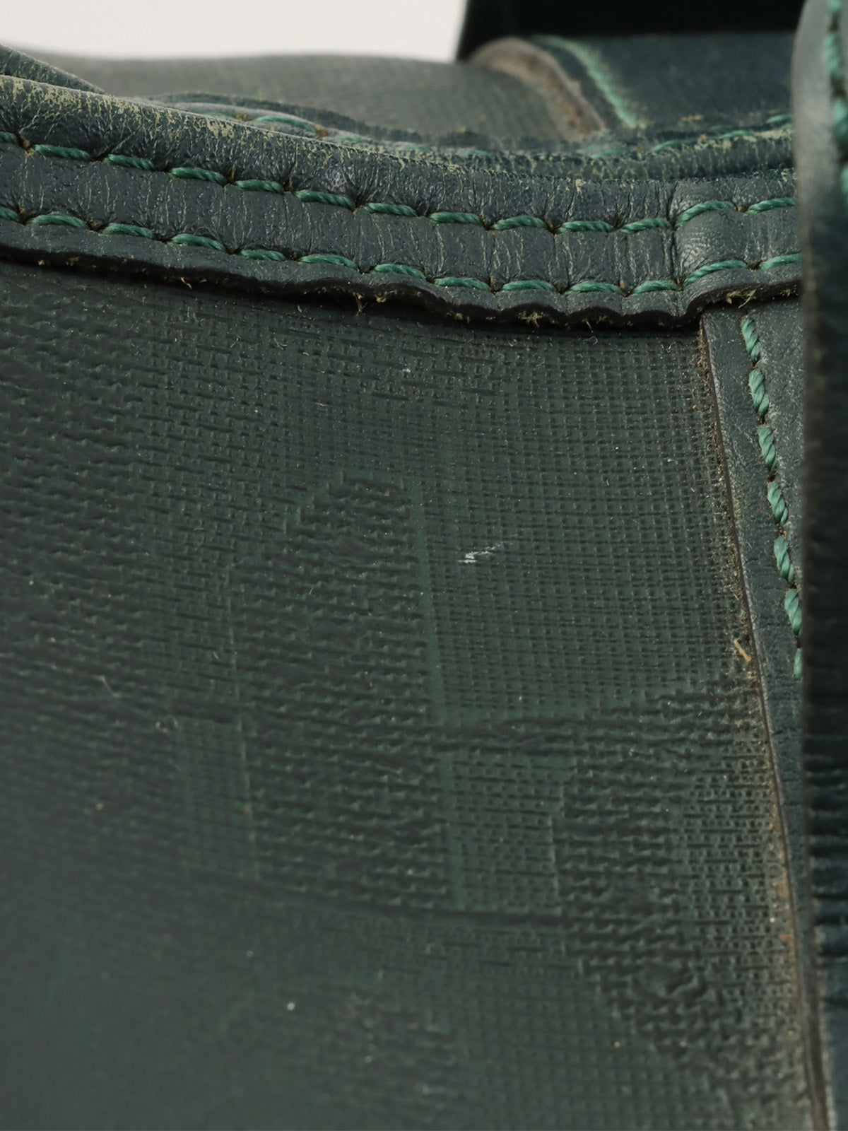 Trotter 图案标志牌波士顿包，绿色