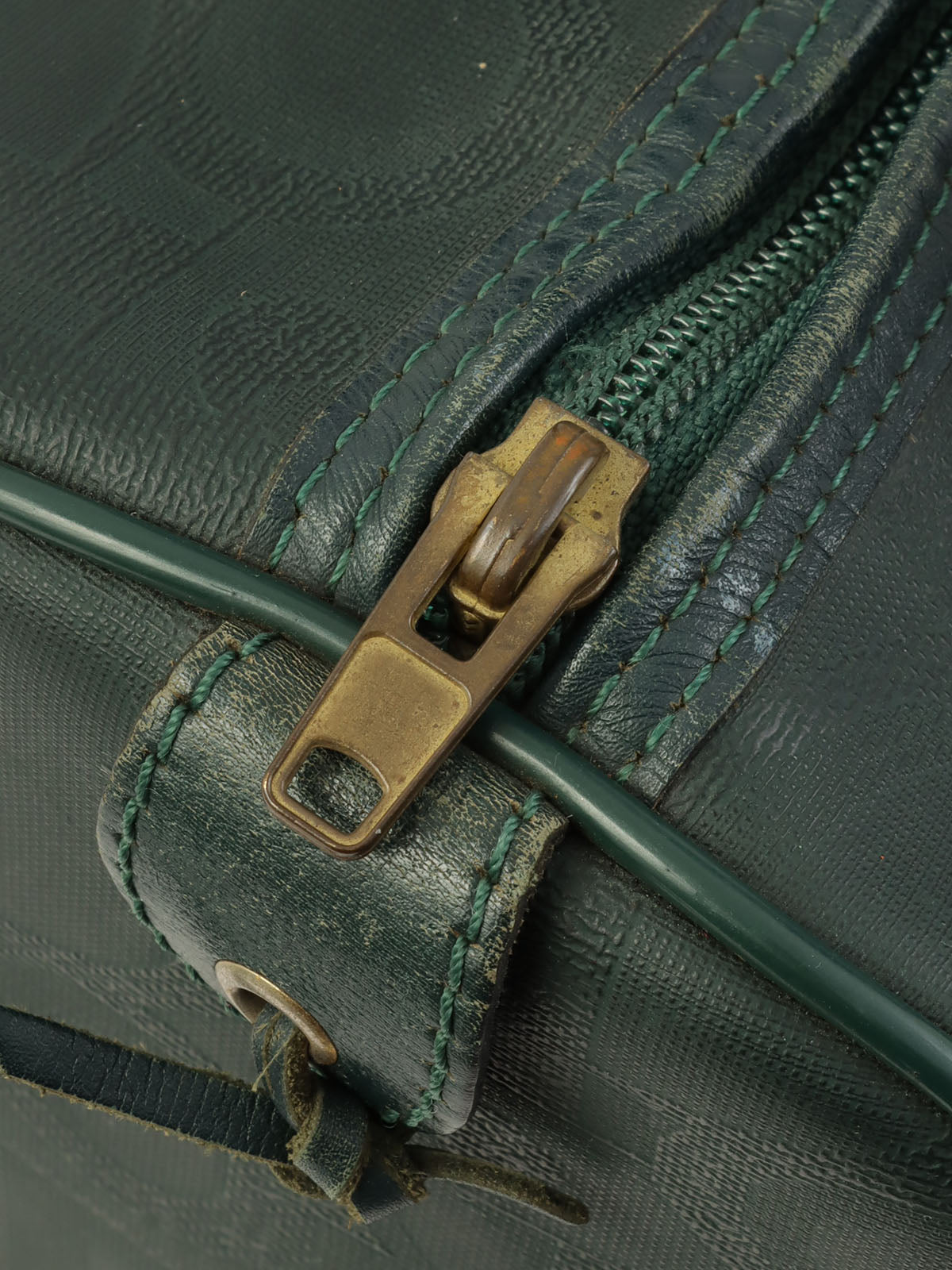 Trotter 图案标志牌波士顿包，绿色