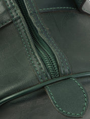 Trotter 图案标志牌波士顿包，绿色