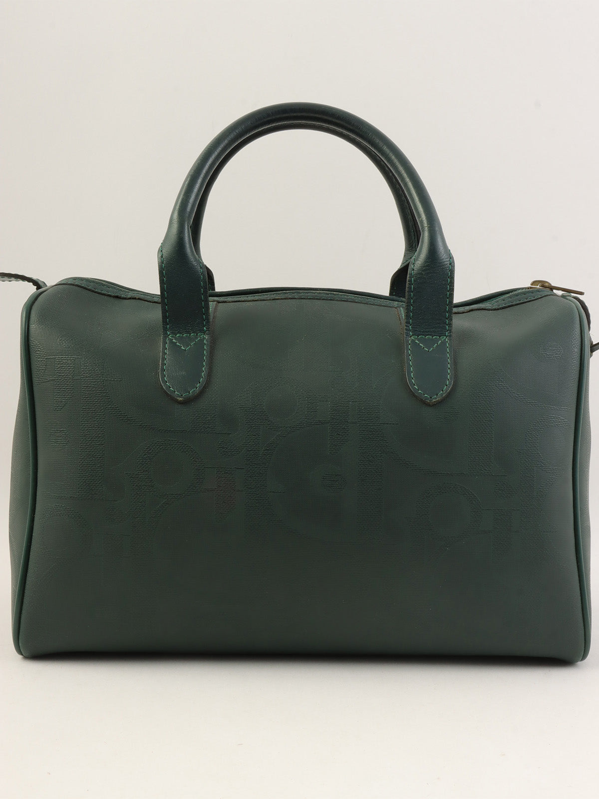 Trotter 图案标志牌波士顿包，绿色