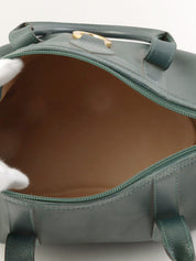 Trotter 图案标志牌波士顿包，绿色