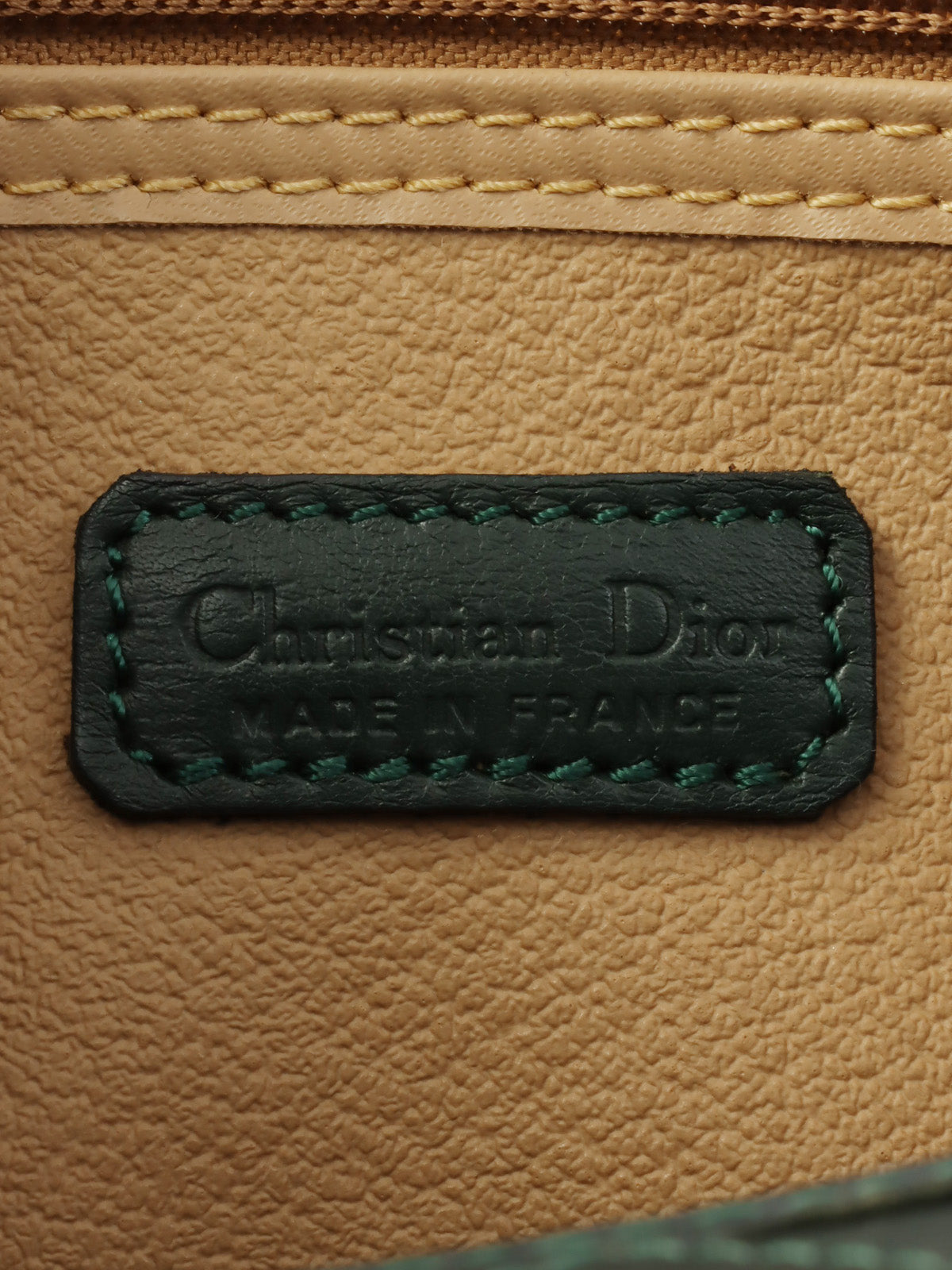 Trotter 图案标志牌波士顿包，绿色