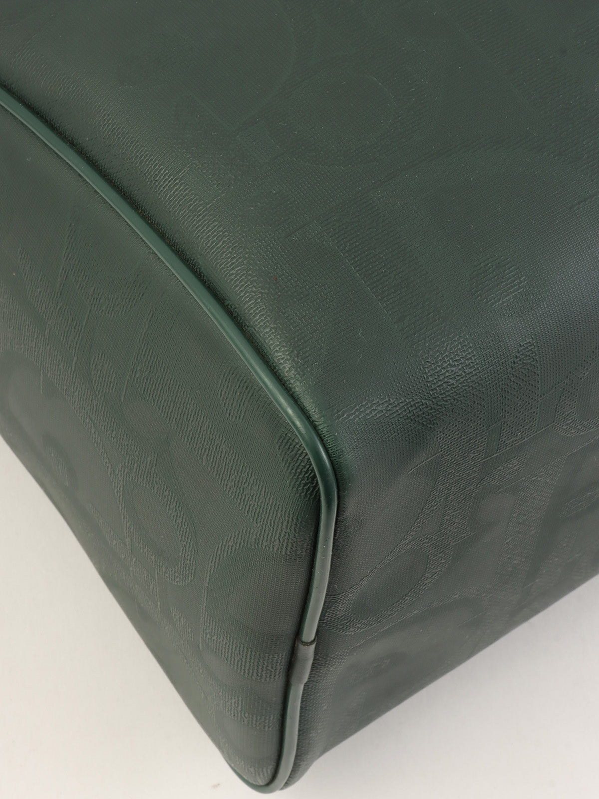 Trotter 图案标志牌波士顿包，绿色