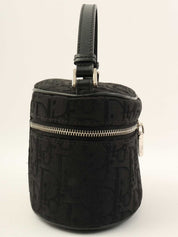 トロッターパターンヴァニティハンドバッグ　ブラック