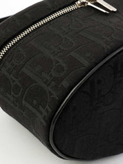 トロッターパターンヴァニティハンドバッグ　ブラック