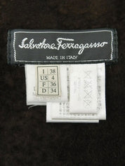 Real Leather Mouton Coat Brown