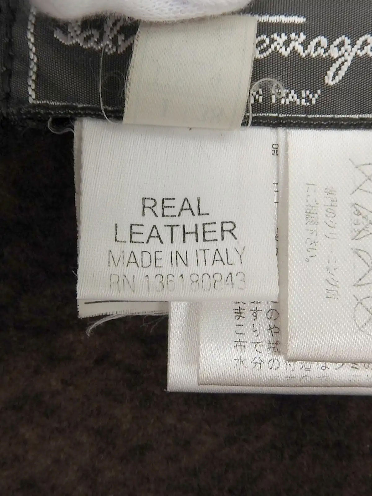Real Leather Mouton Coat Brown