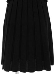 オーバルロゴCCマークフリルデザインワンピース ブラック