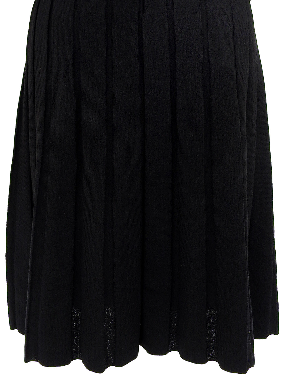 オーバルロゴCCマークフリルデザインワンピース ブラック