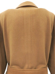 カシミアステンカラーコート ベージュ