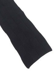 黑色 Damier 标志贴片围巾