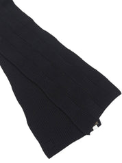 黑色 Damier 标志贴片围巾