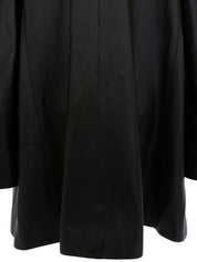 2001年製 リアルレザーCCマークボタンコート ブラック