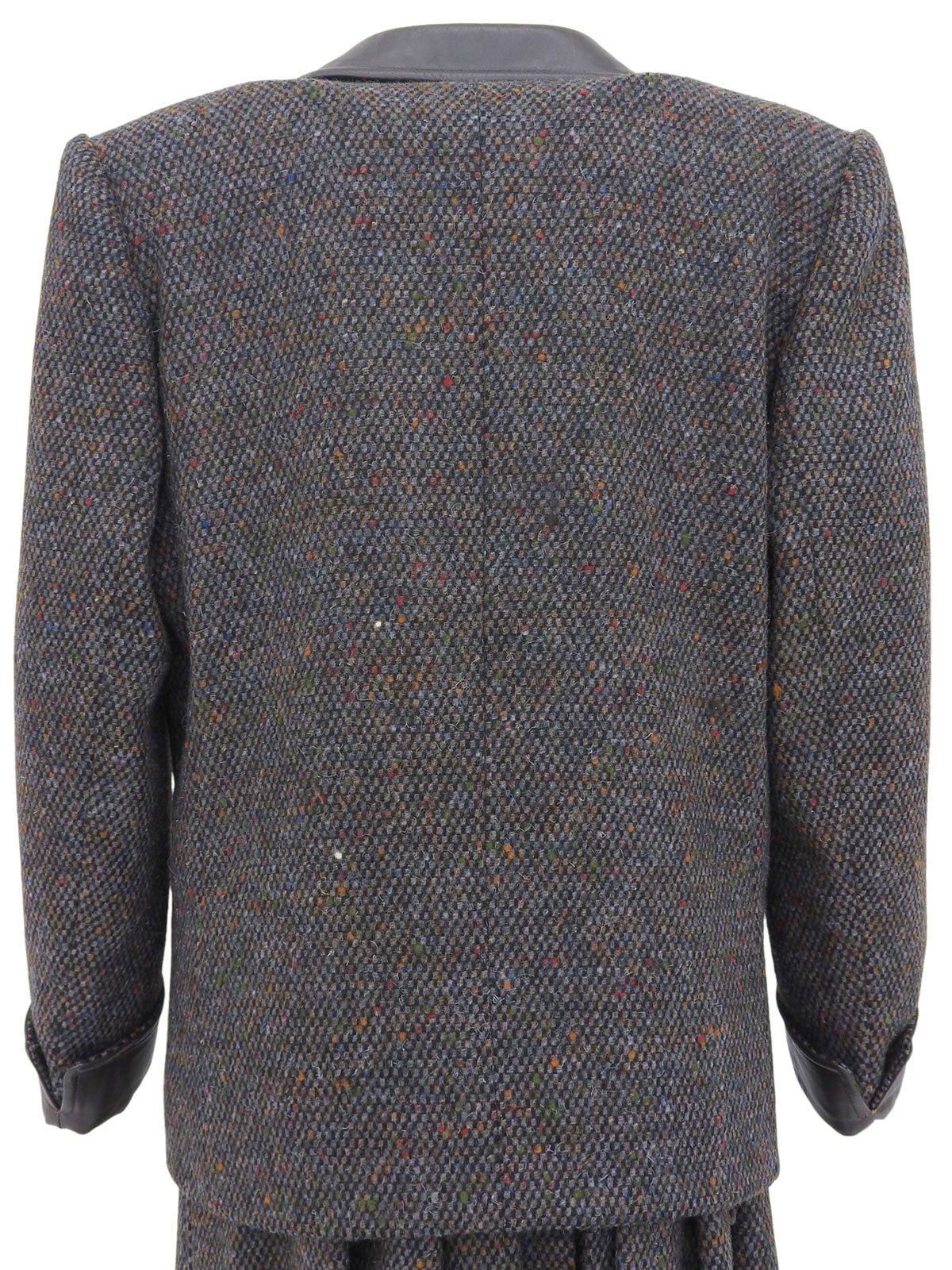 灰色/多色斜纹软呢套装