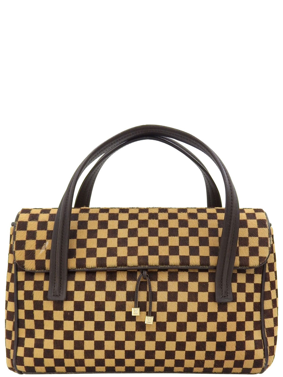 Brown Harako Damier Sauvage Handbag, 2000