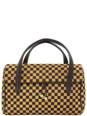 Brown Harako Damier Sauvage Handbag, 2000