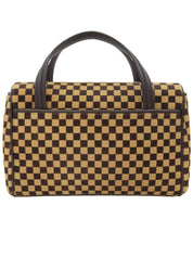 Brown Harako Damier Sauvage Handbag, 2000