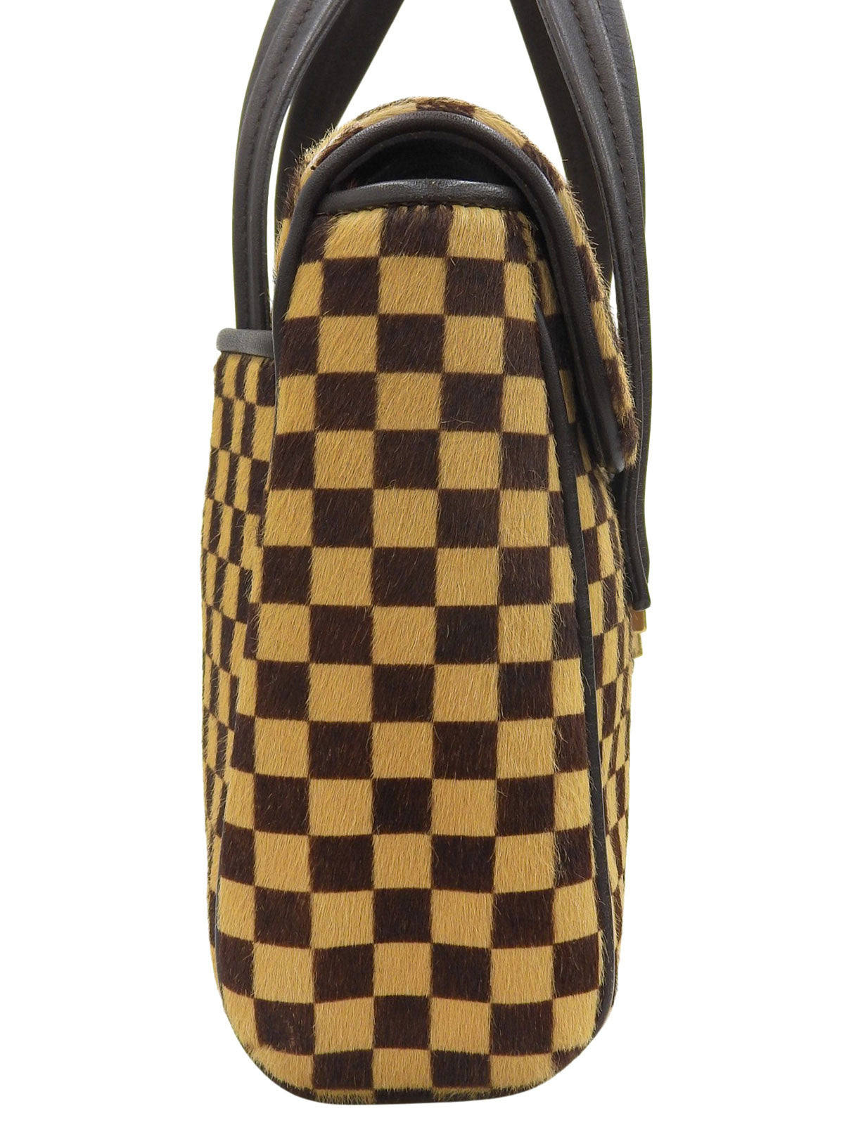 Brown Harako Damier Sauvage Handbag, 2000
